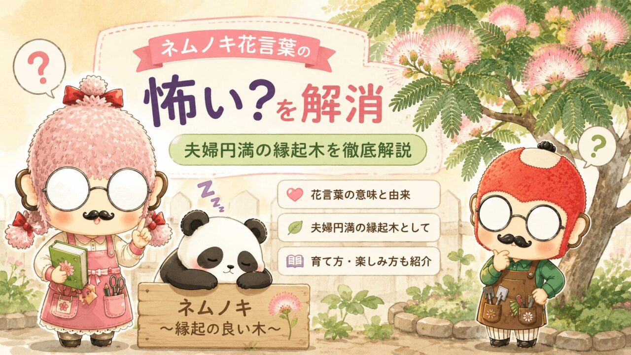 ネムノキ花言葉の怖い?を解消|夫婦円満の縁起木を徹底解説