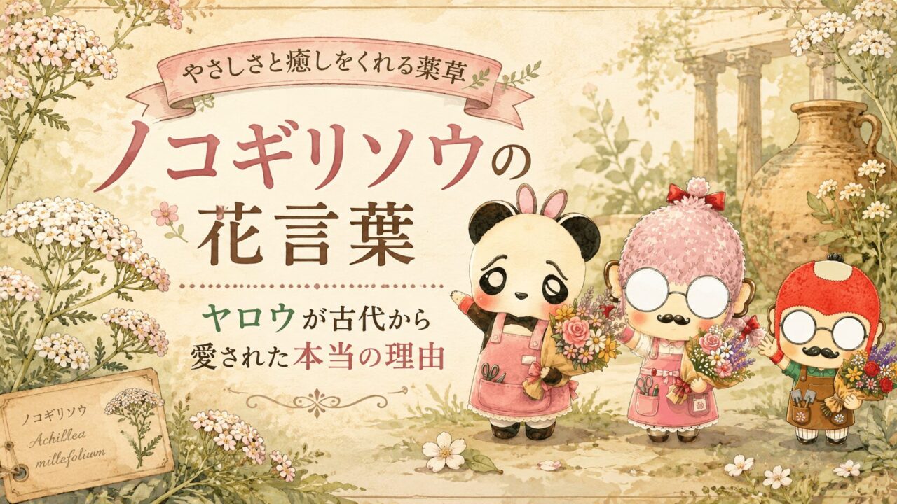ノコギリソウの花言葉｜ヤロウが古代から愛された本当の理由