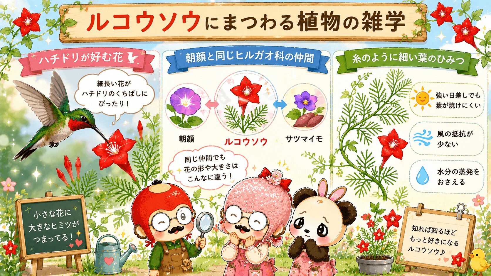 ルコウソウの雑学