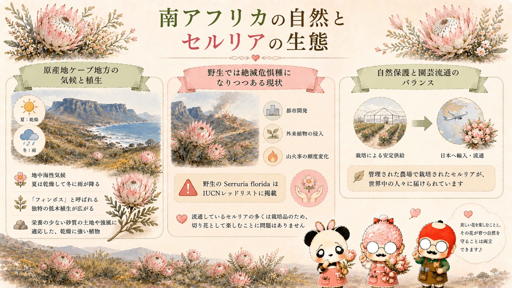 南アフリカの自然とセルリア
