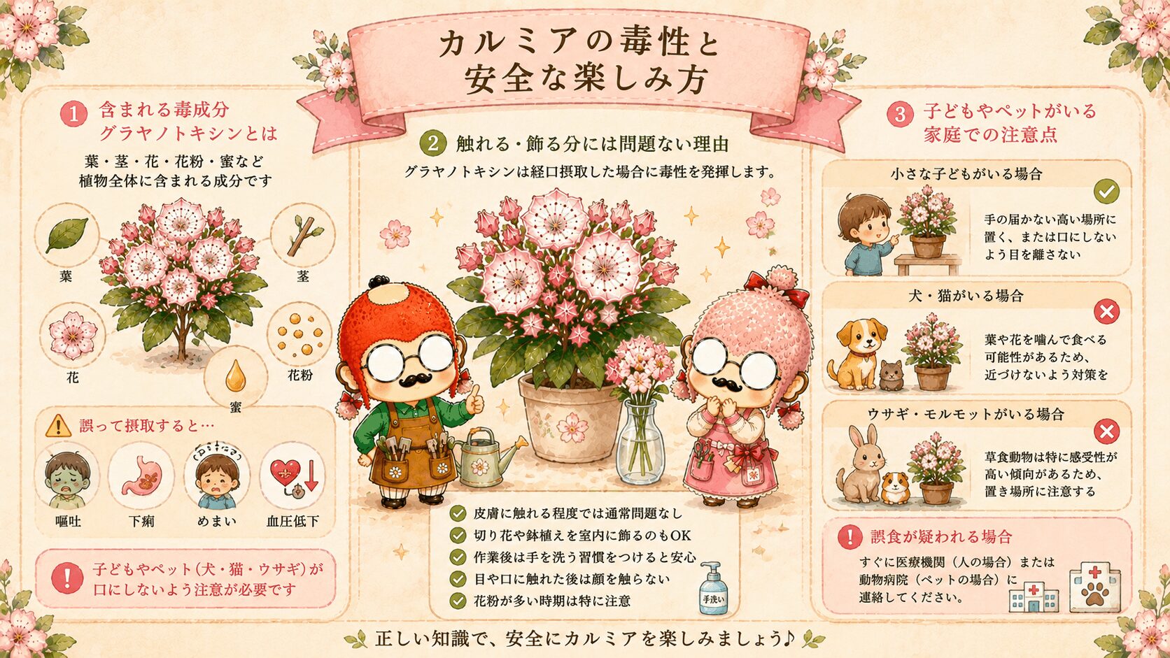 カルミアの毒性と安全な楽しみ方