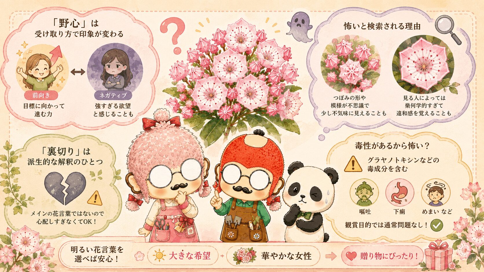 カルミアの花言葉は怖いのか