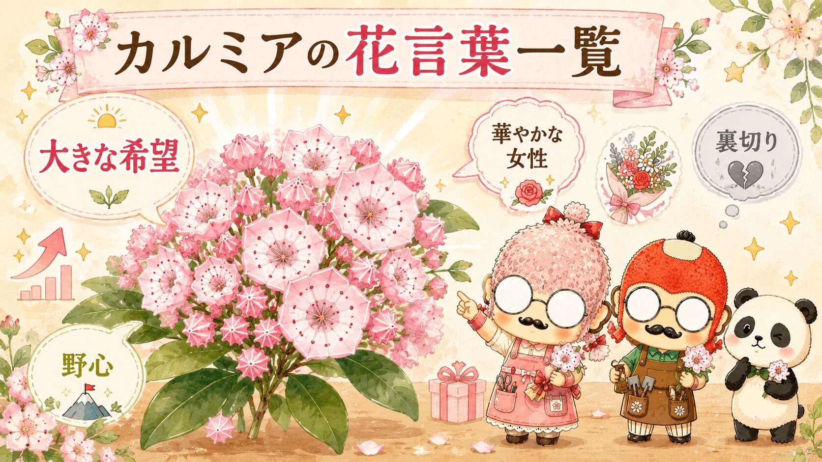 カルミアの花言葉一覧