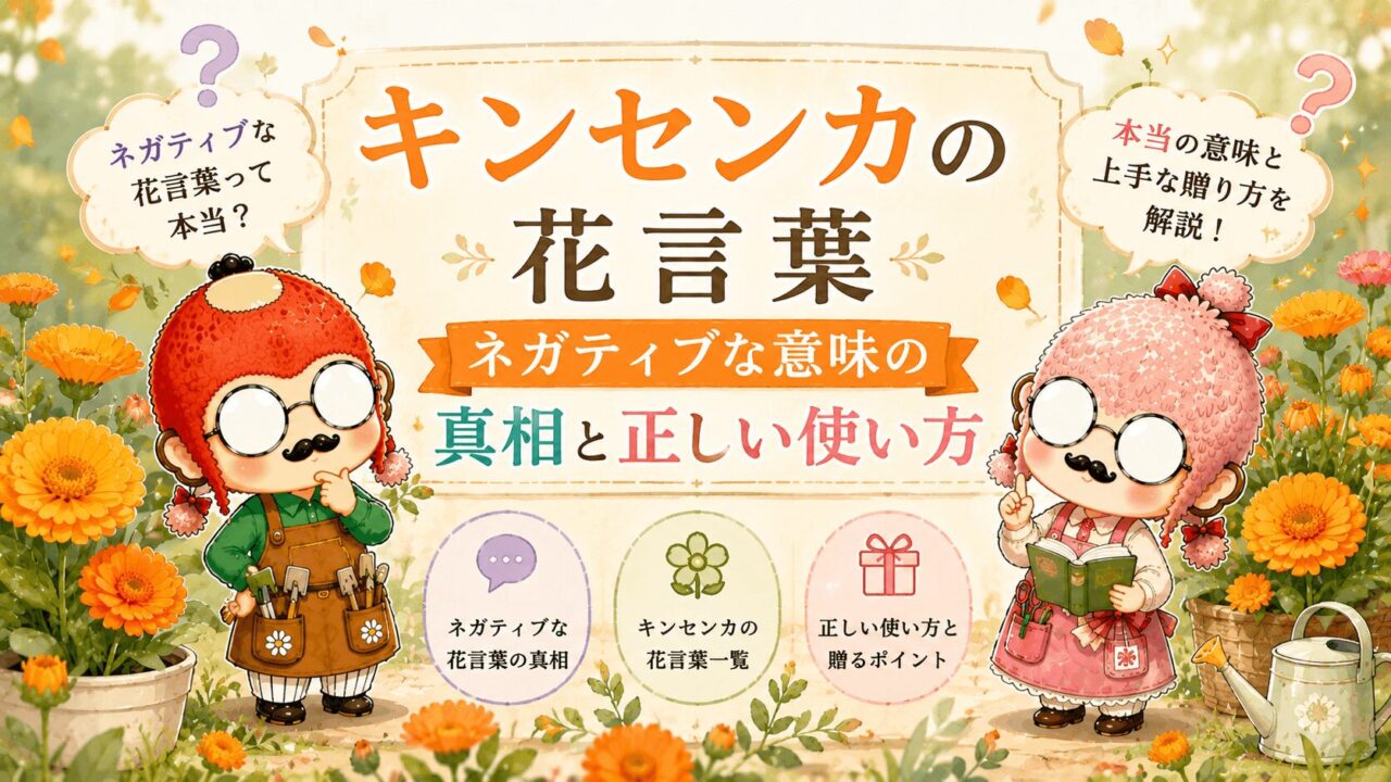 キンセンカの花言葉｜ネガティブな意味の真相と正しい使い方
