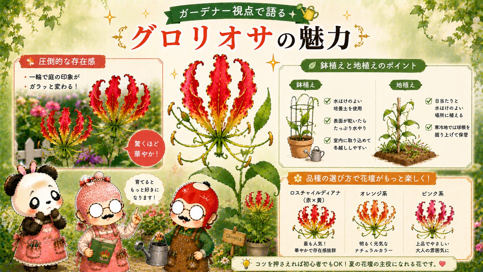 グロリオサの魅力
