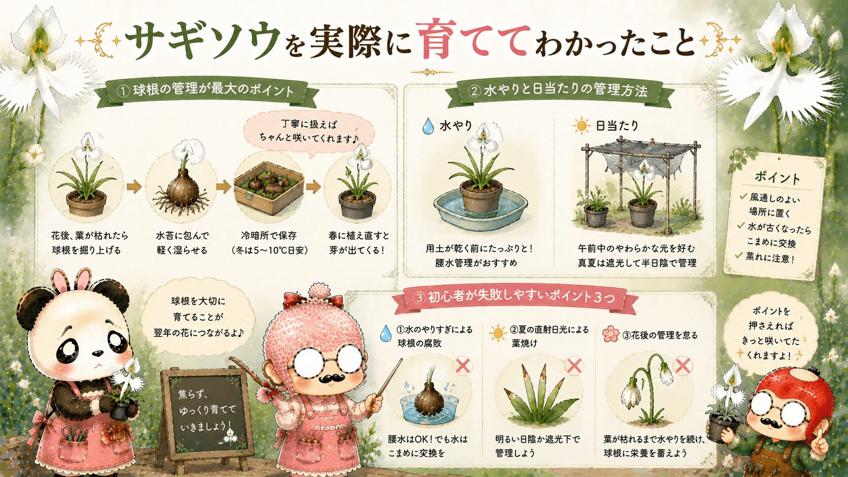 サギソウの育て方