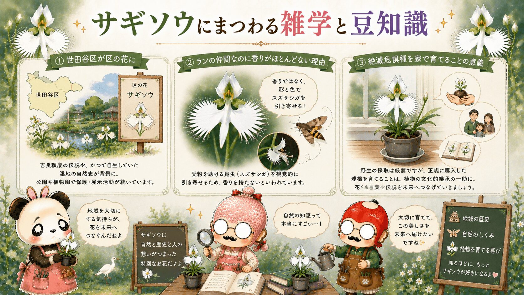 サギソウの雑学