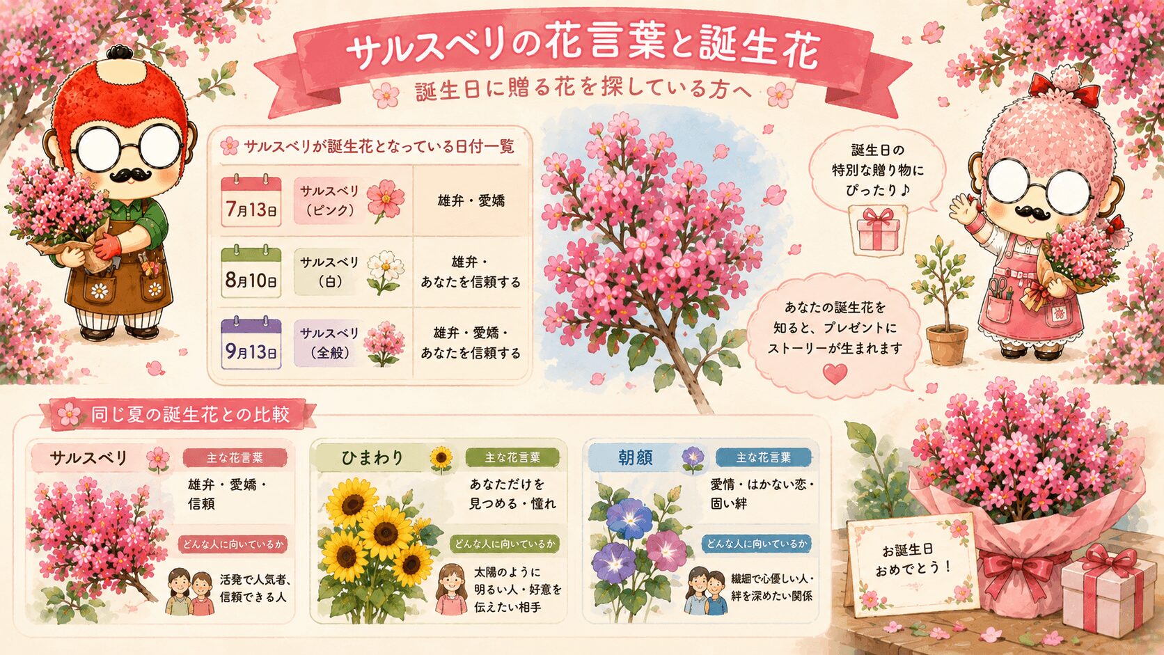 サルスベリの誕生花