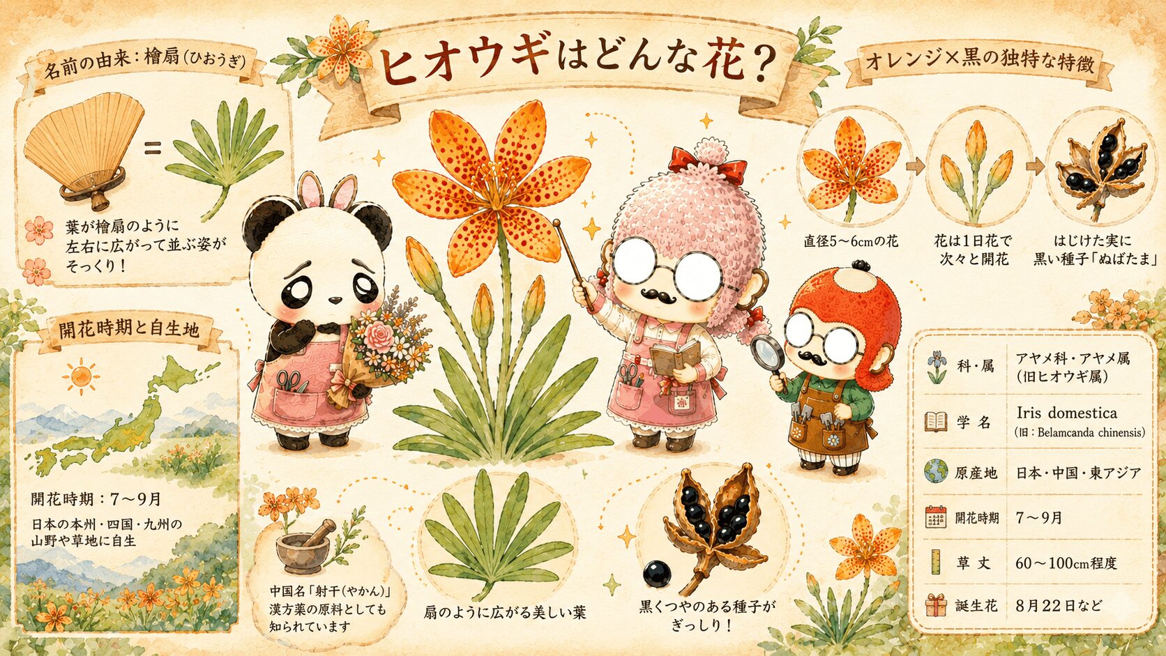ヒオウギとはどんな花
