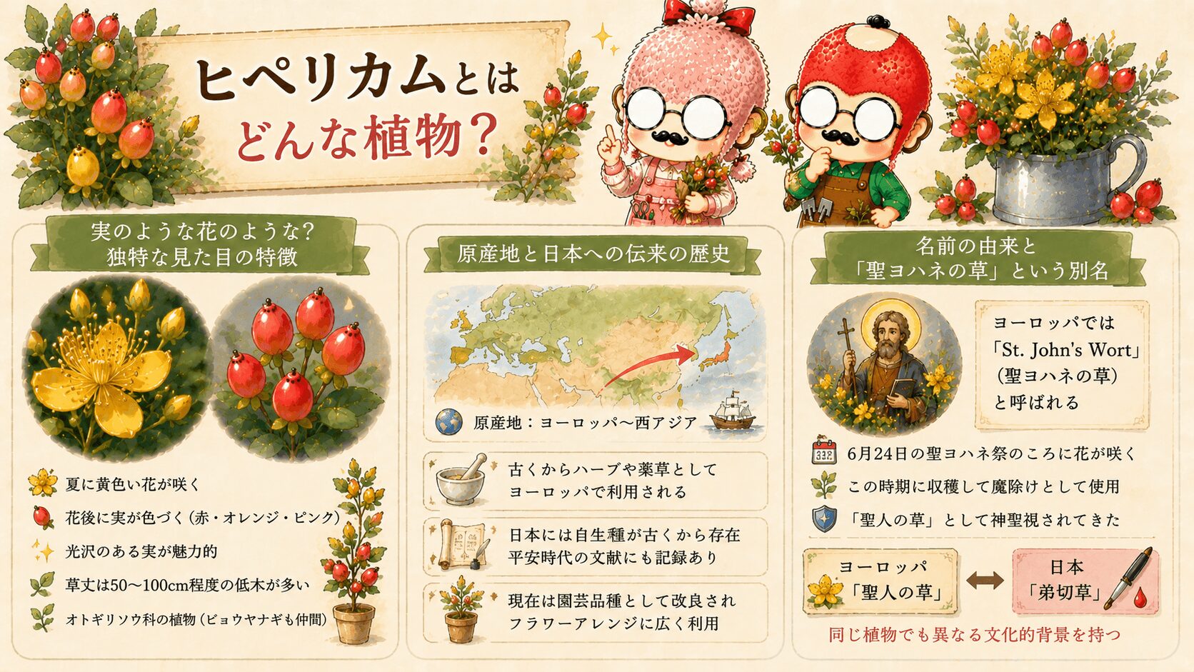 ヒペリカムとはどんな植物なのか