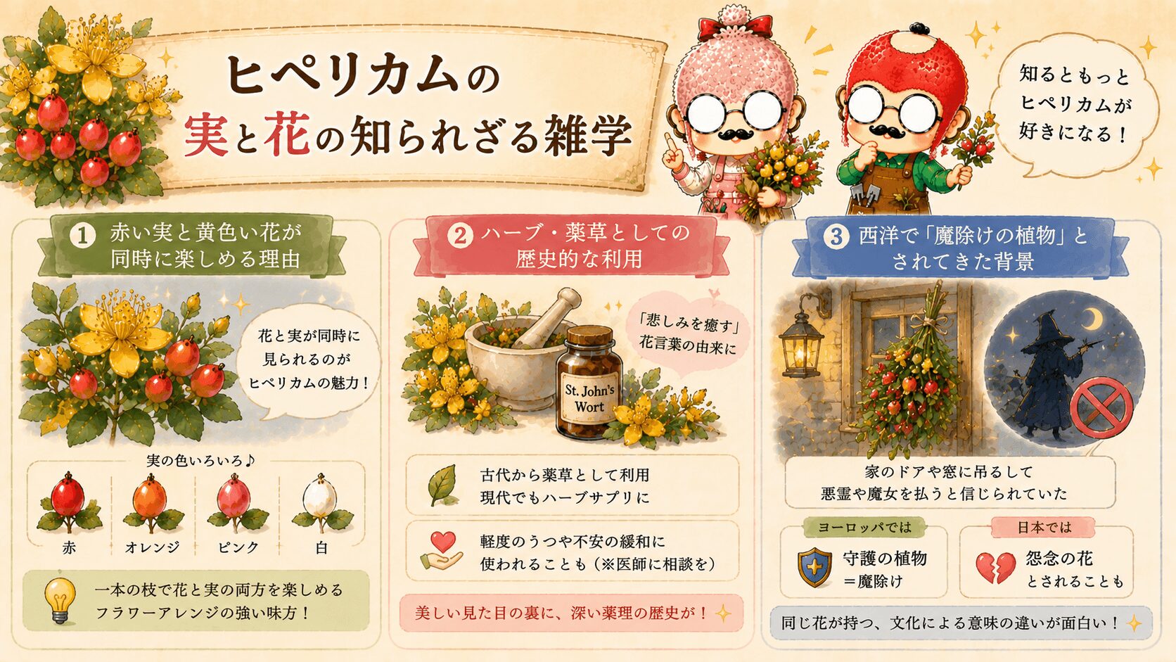ヒペリカムの雑学