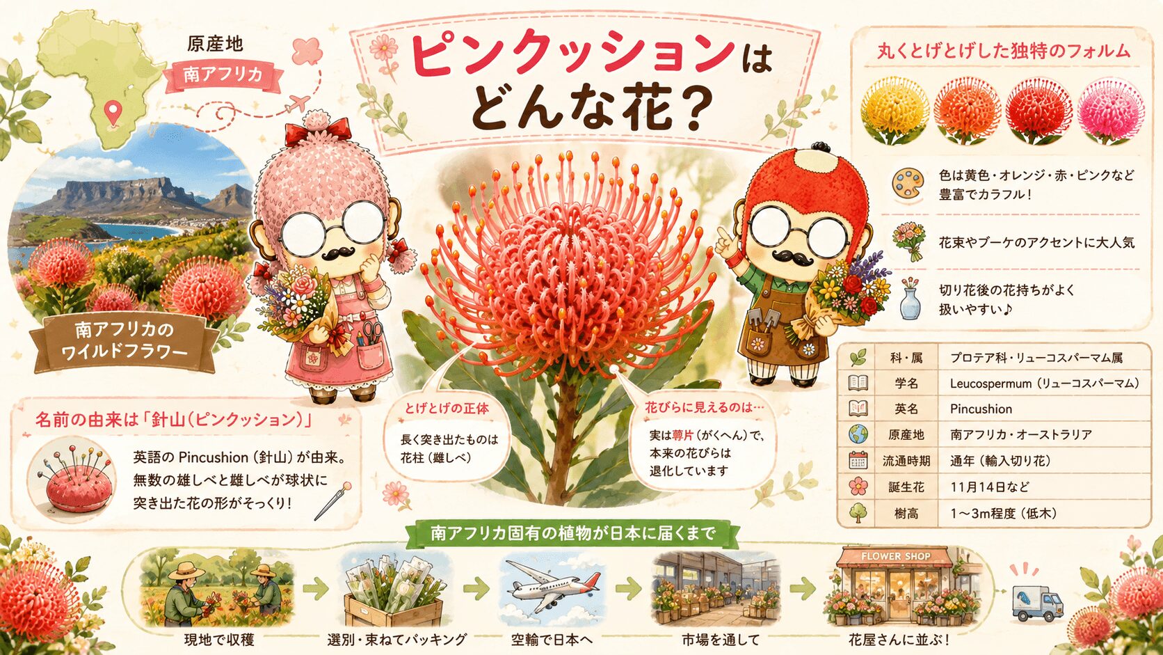 ピンクッションとはどんな花