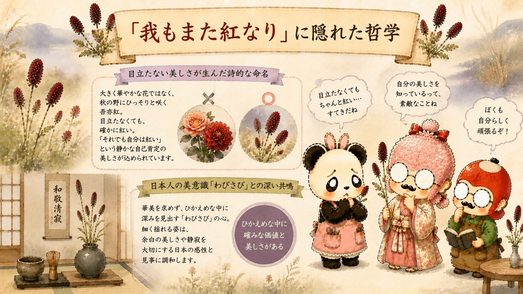 吾亦紅(我も紅なり)