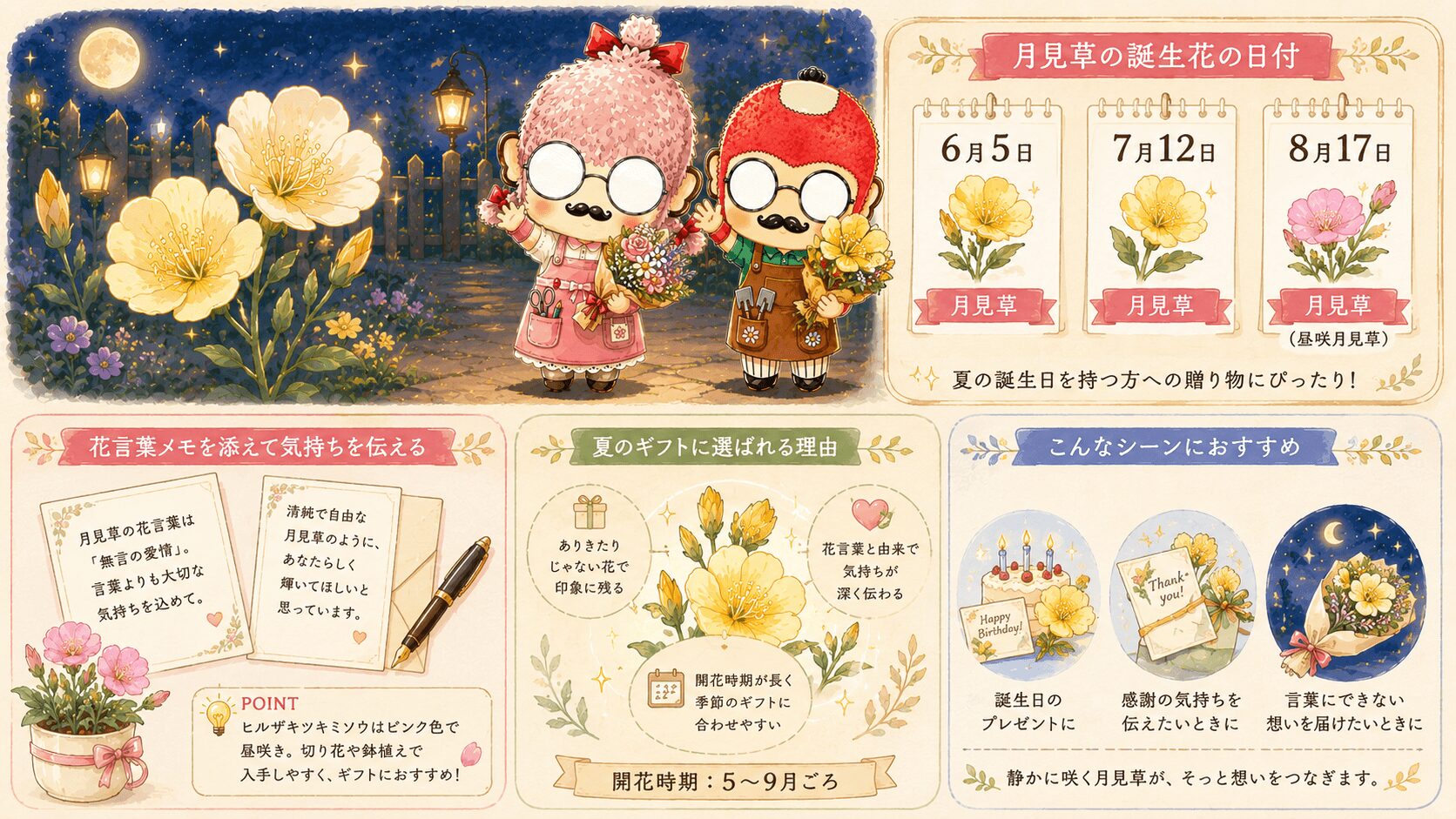 月見草の誕生花