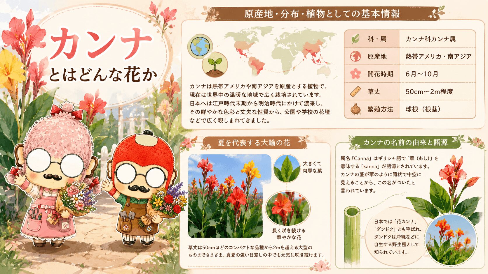 カンナとはどんな花か