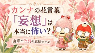 カンナの花言葉「妄想」は本当に怖い？由来と色別の意味まとめ