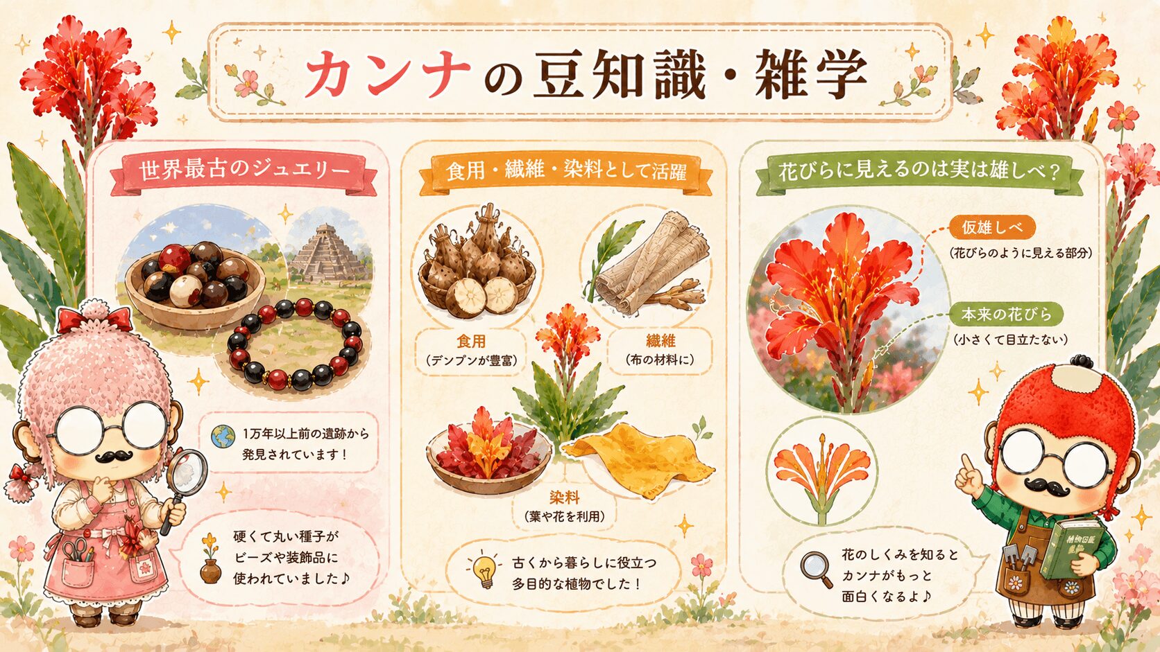 カンナの豆知識
