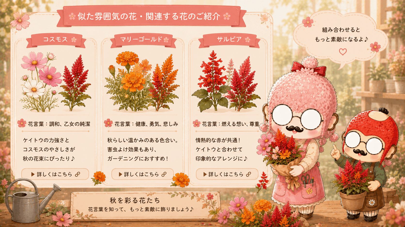 ケイトウに似た雰囲気の花