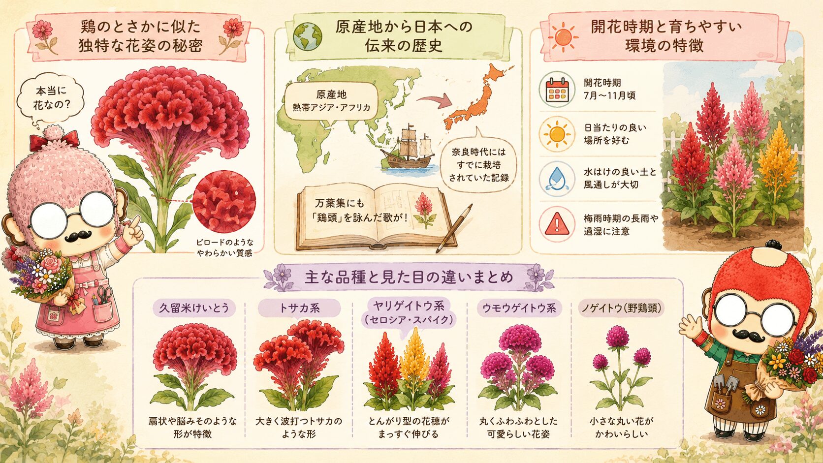 ケイトウの特徴と基本情報