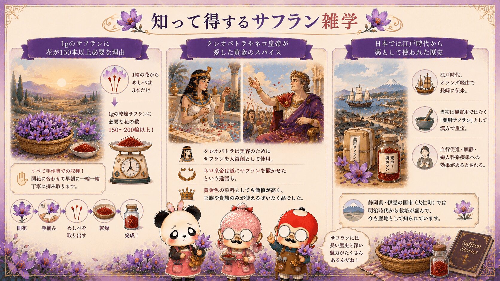 サフランの雑学