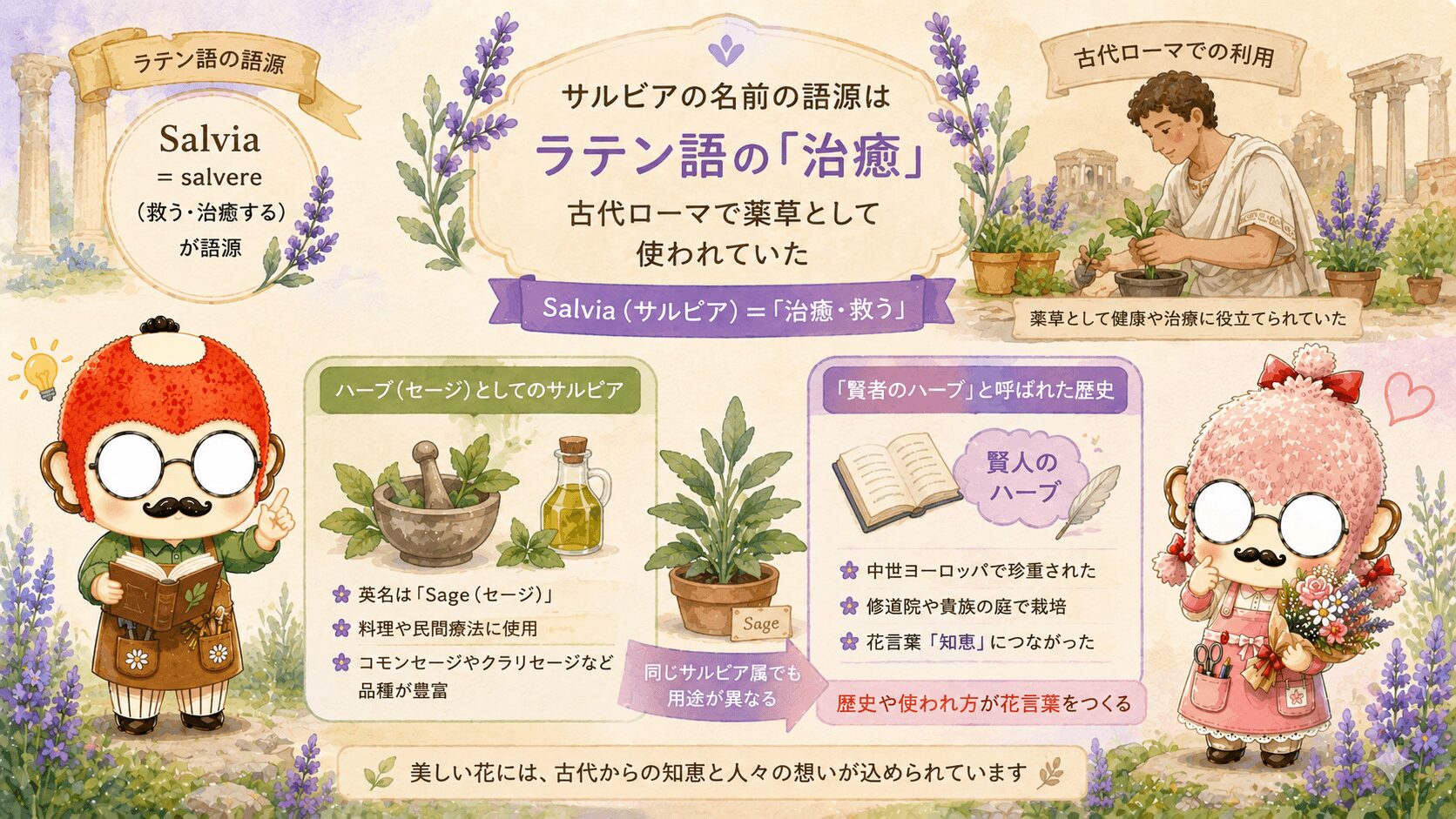 サルビアの雑学１