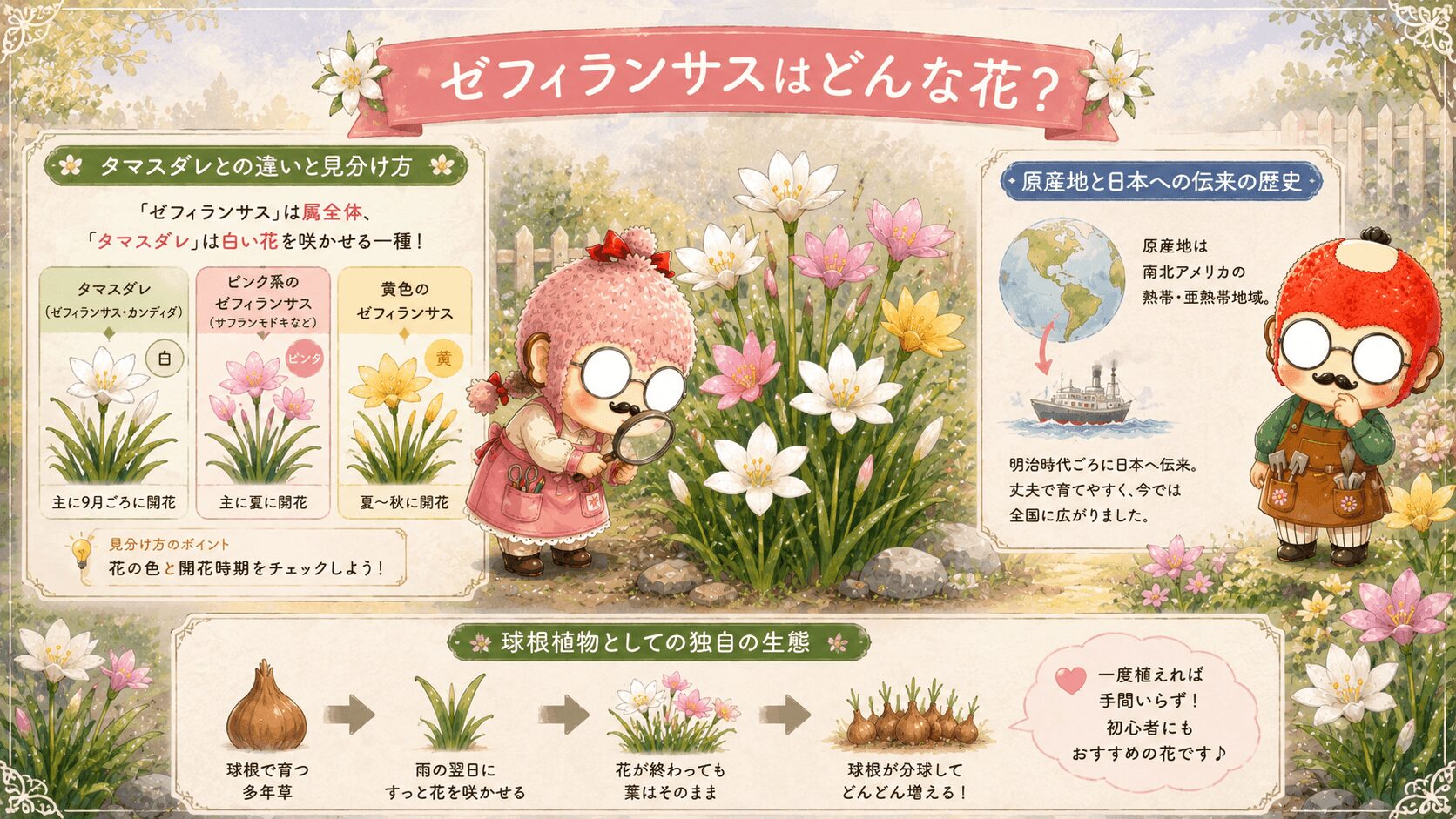 ゼフィランサスとはどんな花