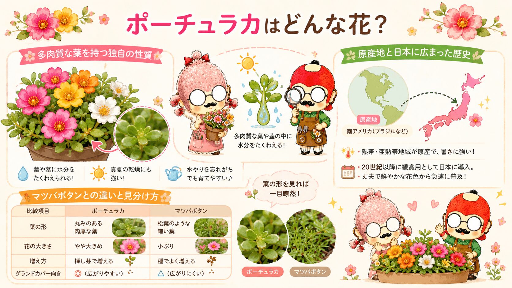 ポーチュラカとはどんな花
