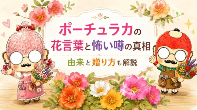 ポーチュラカの花言葉と怖い噂の真相｜由来と贈り方も解説