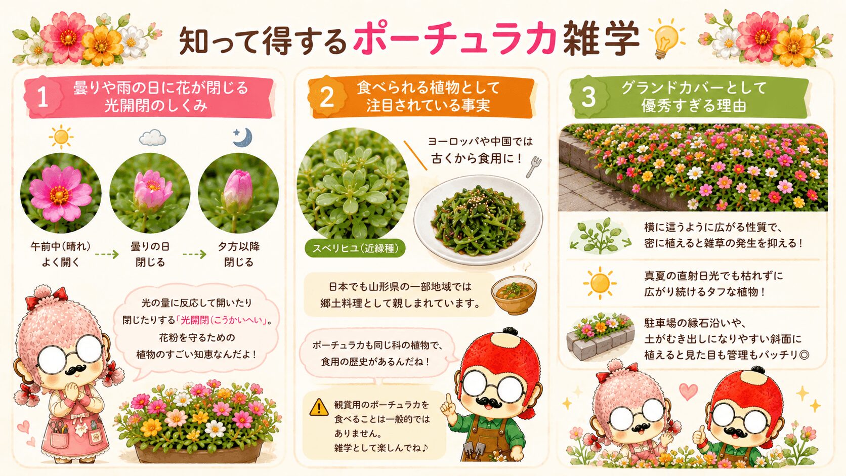 ポーチュラカの雑学