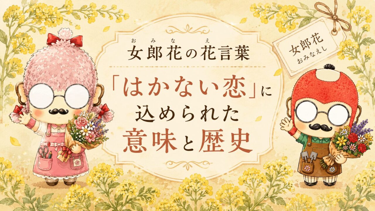 女郎花の花言葉「はかない恋」に込められた意味と歴史