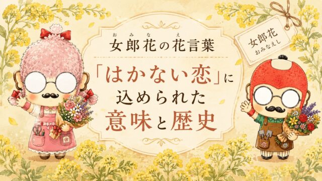 女郎花の花言葉「はかない恋」に込められた意味と歴史