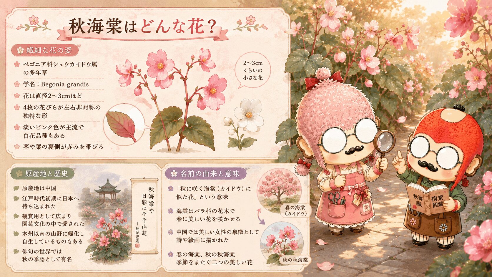 秋海棠とはどんな花