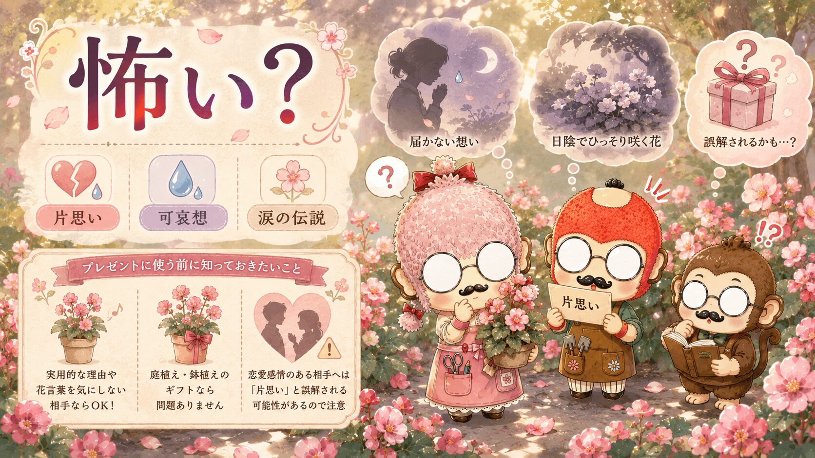 秋海棠の花言葉は怖いのか