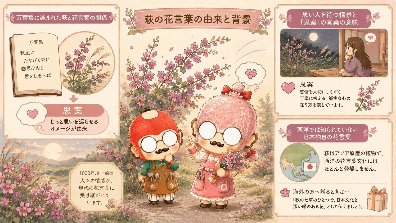 萩の花言葉の由来