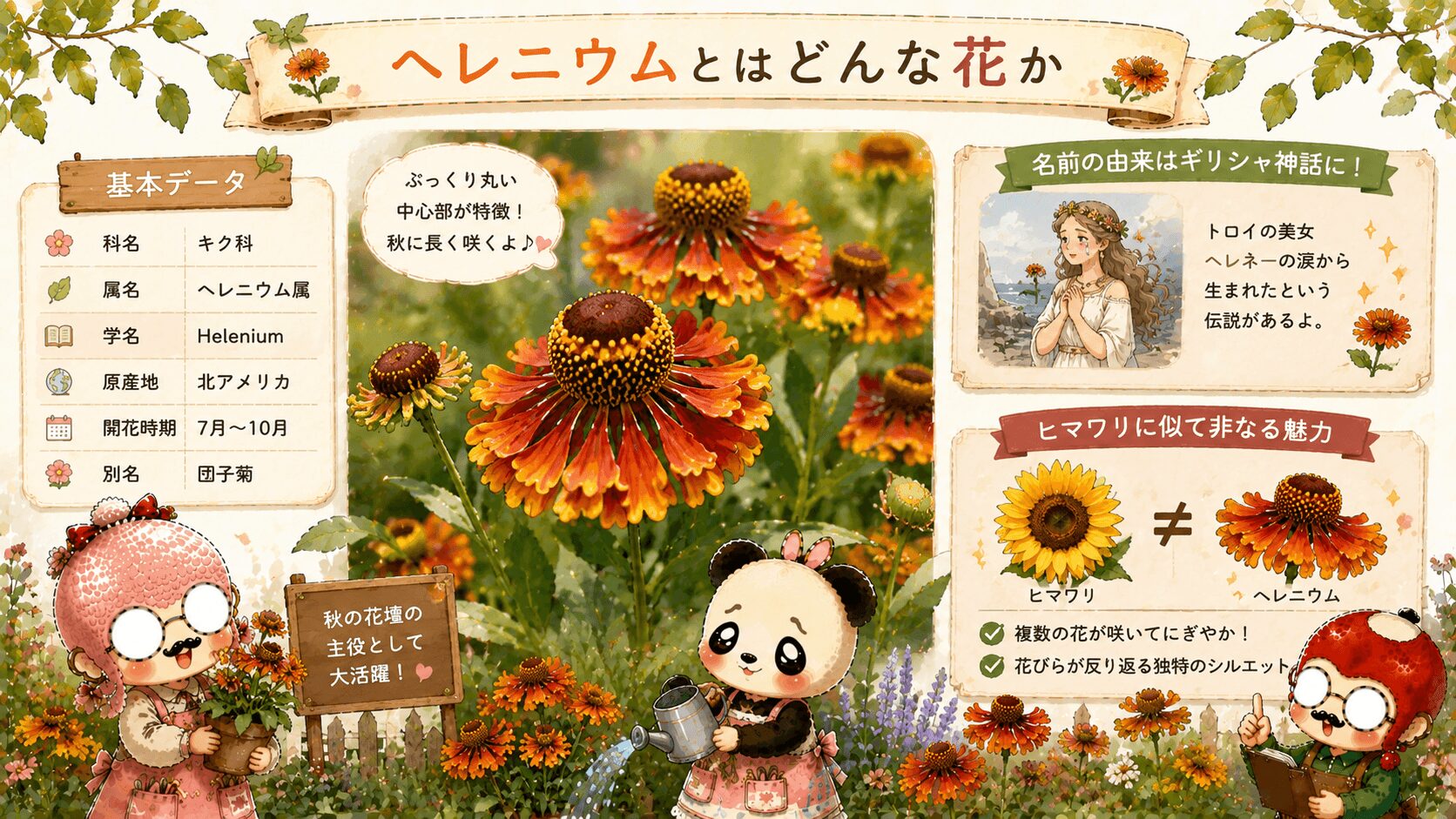 ヘレニウムとはどんな花か
