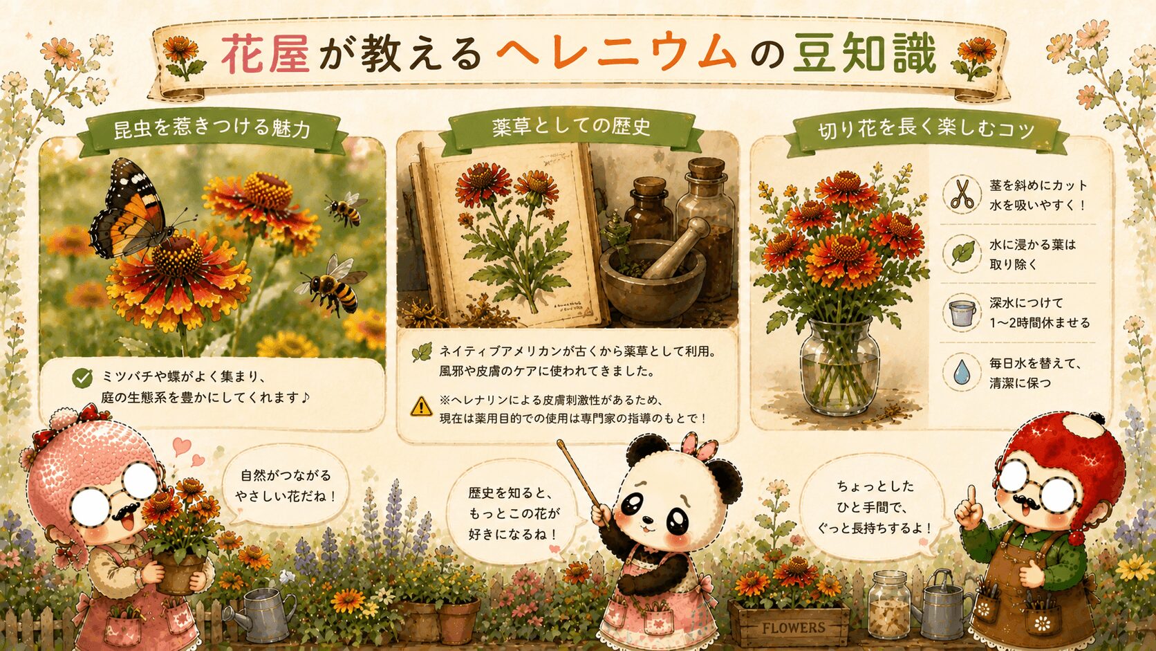 ヘレニウムの豆知識