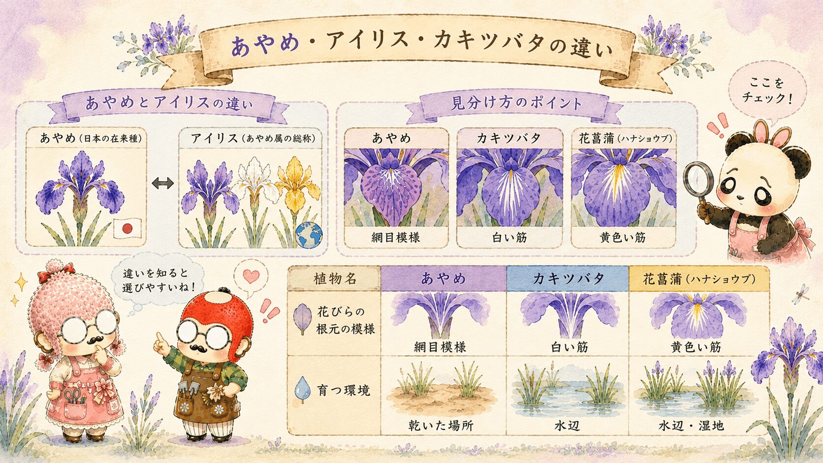 あやめに関連する花々