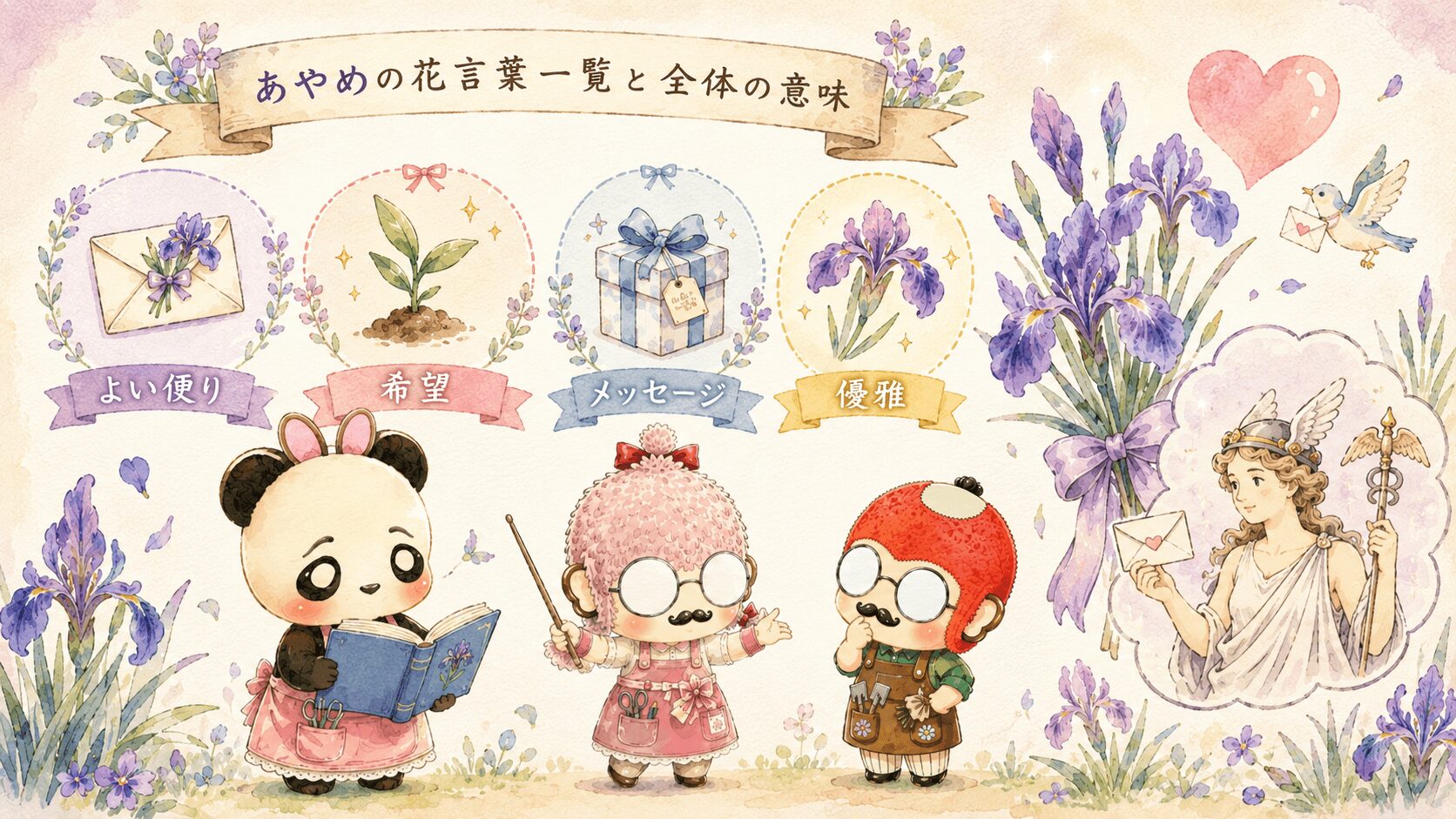 あやめの花言葉一覧
