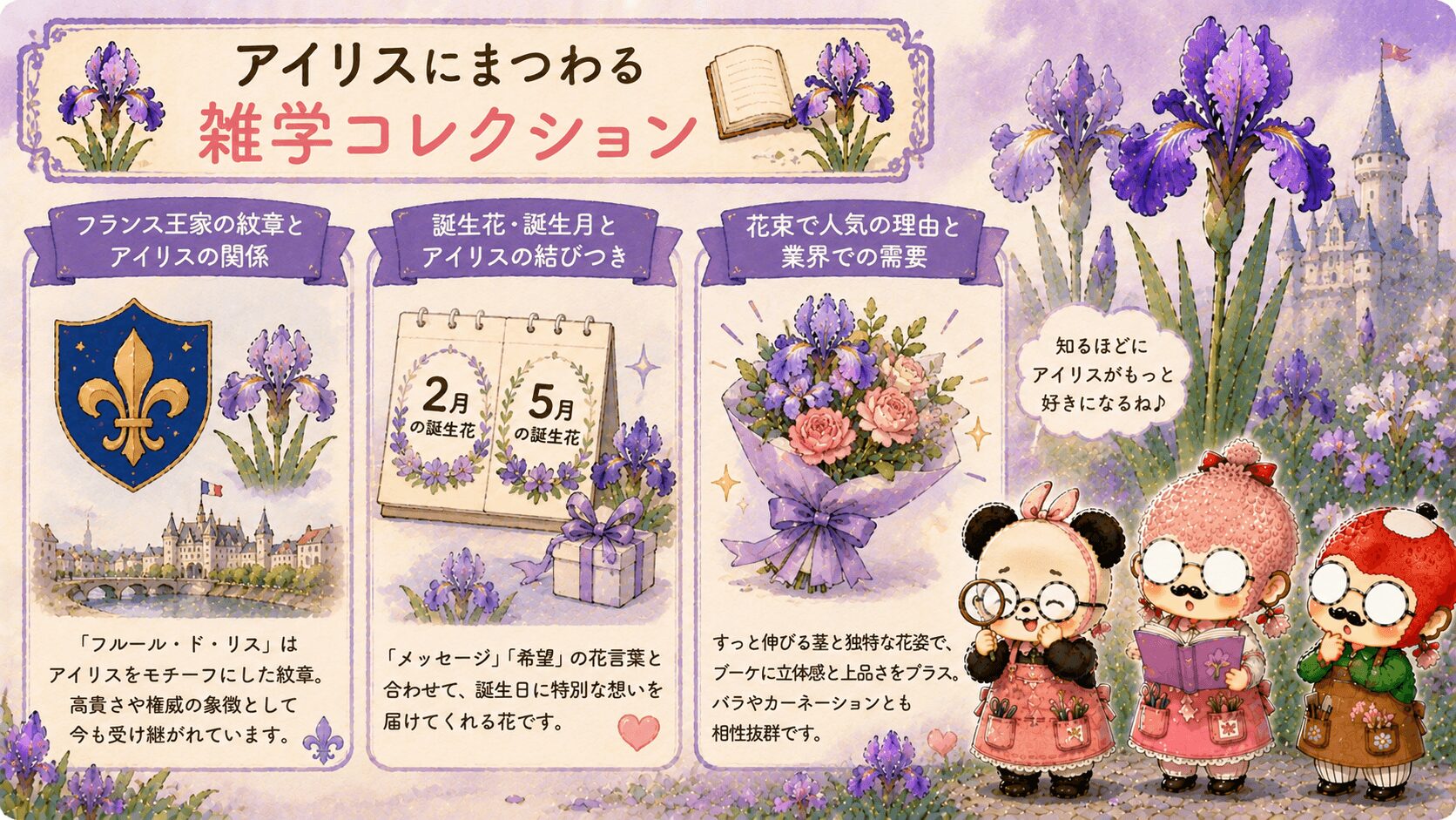 アイリスにまつわる雑学