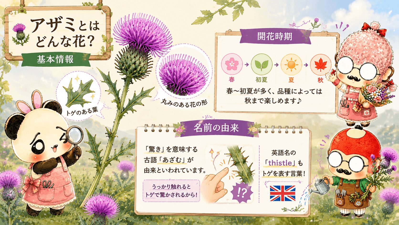 アザミとはどんな花