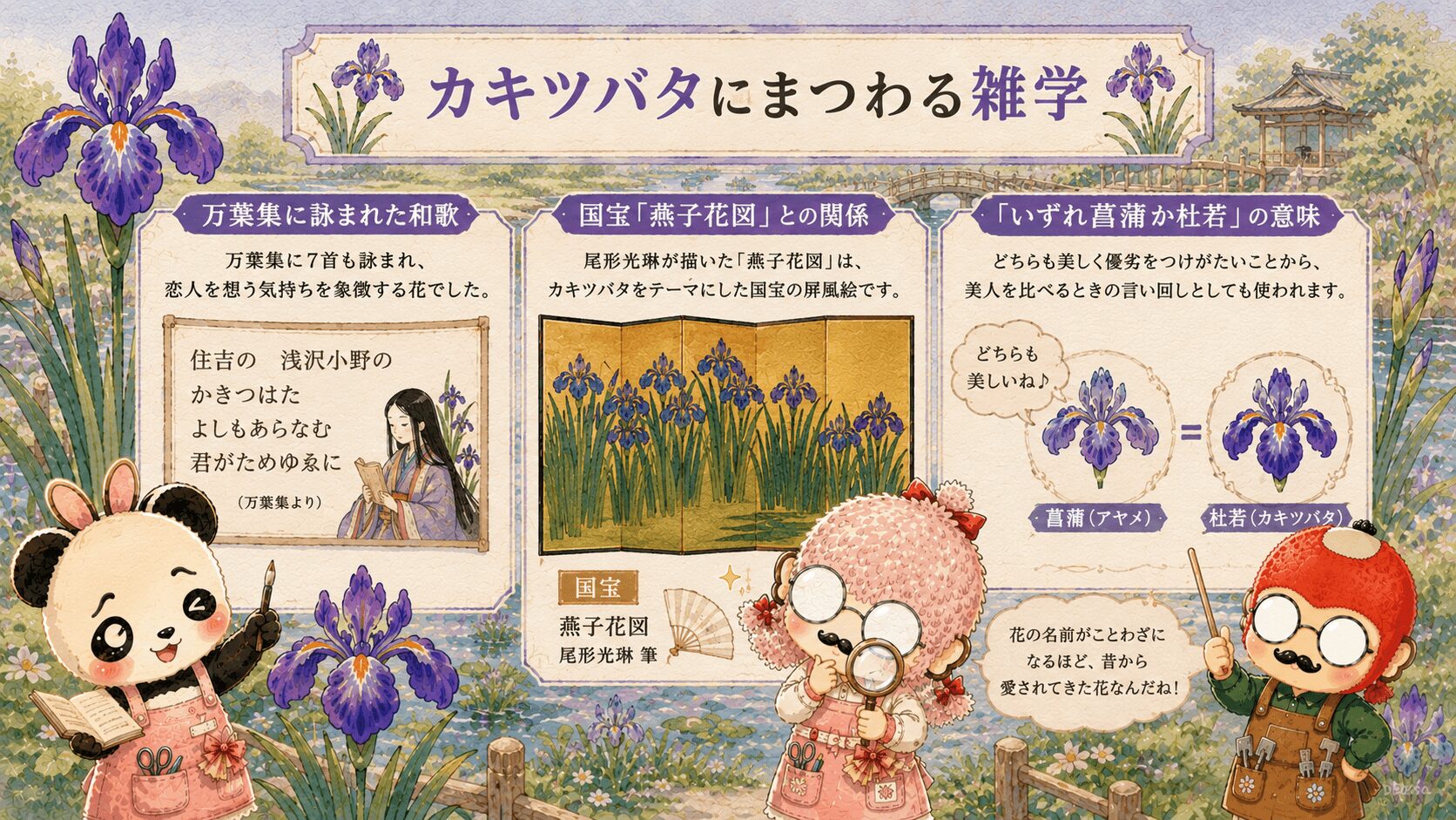 カキツバタにまつわる雑学