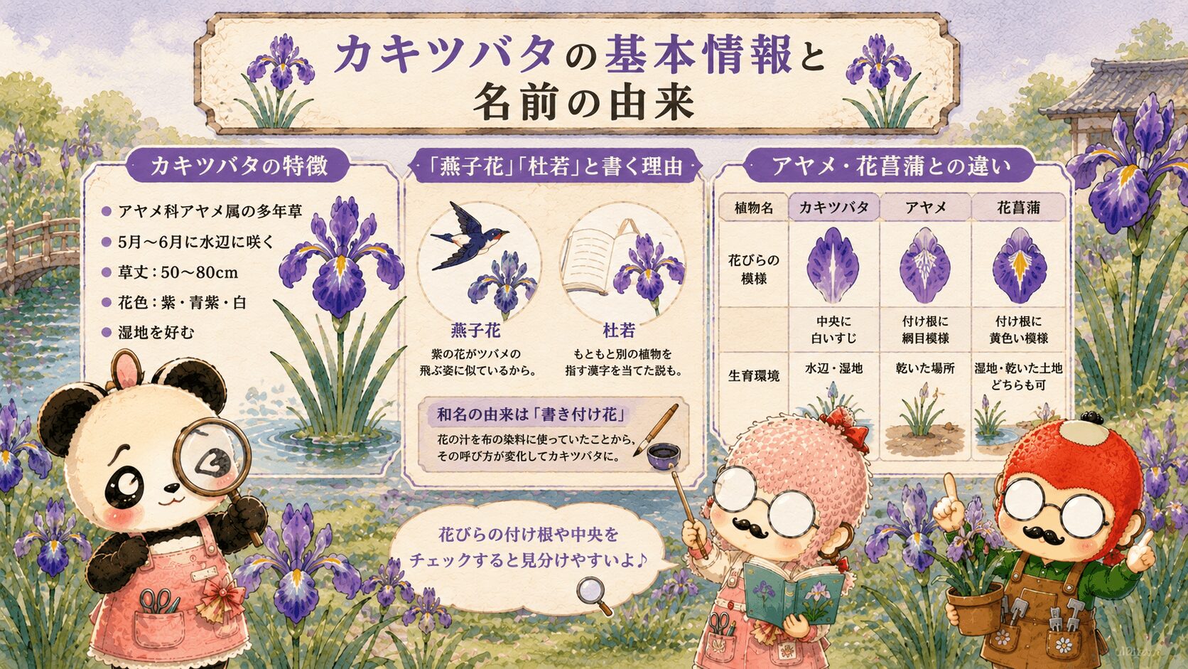 カキツバタの基本情報