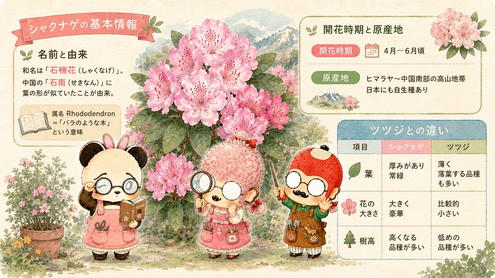 シャクナゲの基本情報