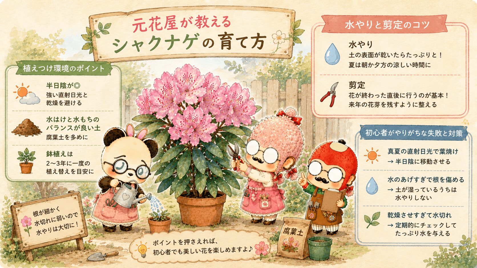 シャクナゲの育て方