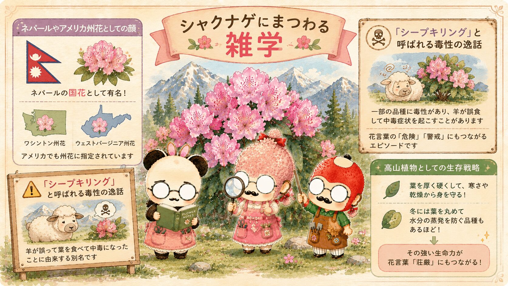 シャクナゲの雑学