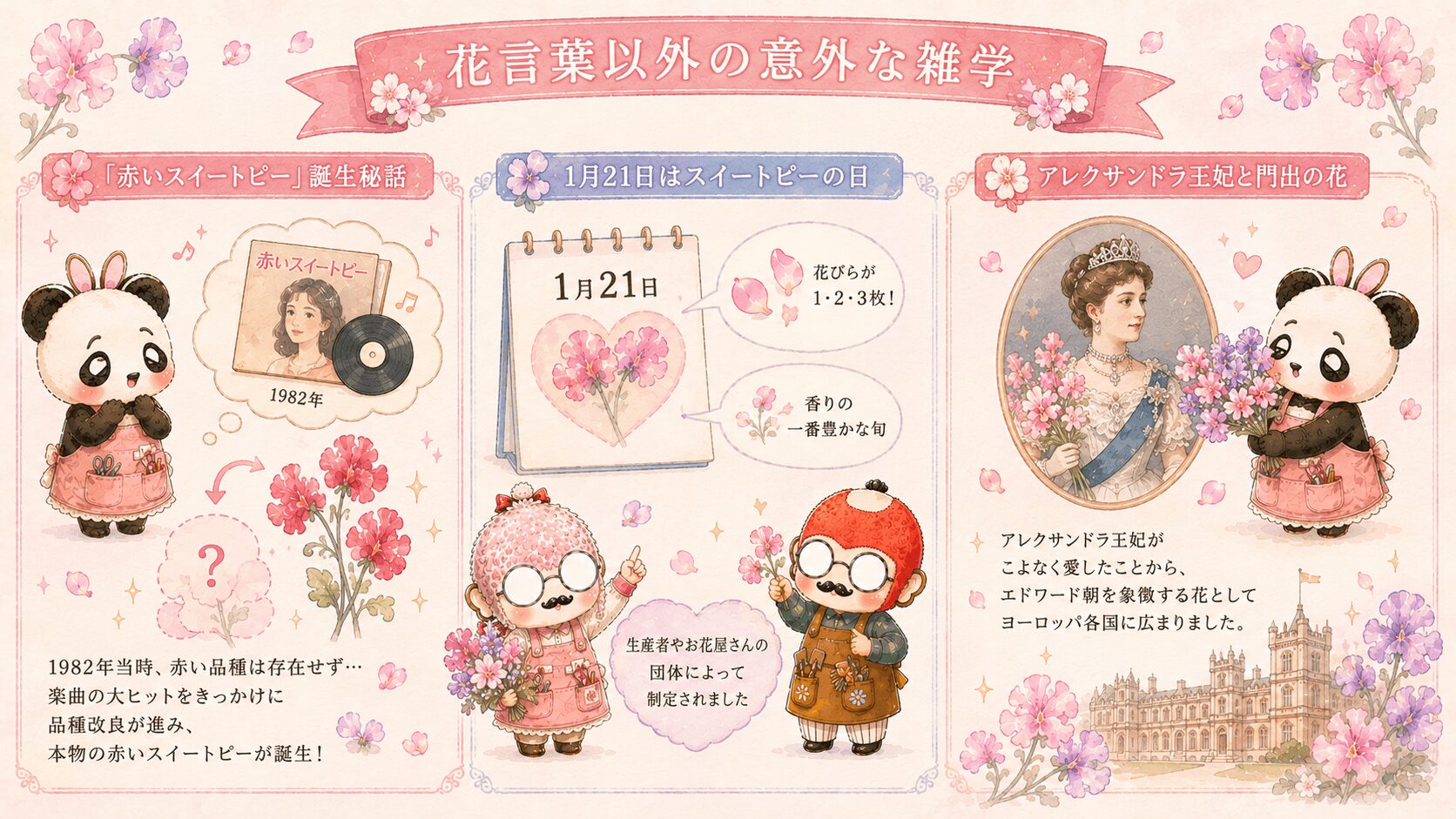 スイートピーの雑学