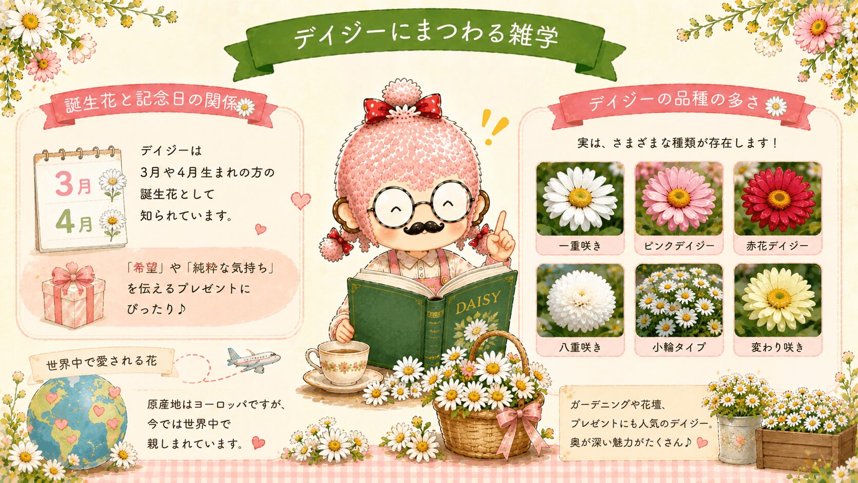 デイジーにまつわる雑学