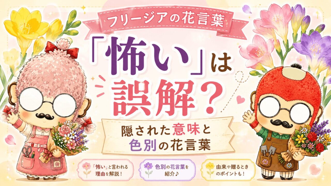 フリージアの花言葉「怖い」は誤解?隠された意味と色別の花言葉