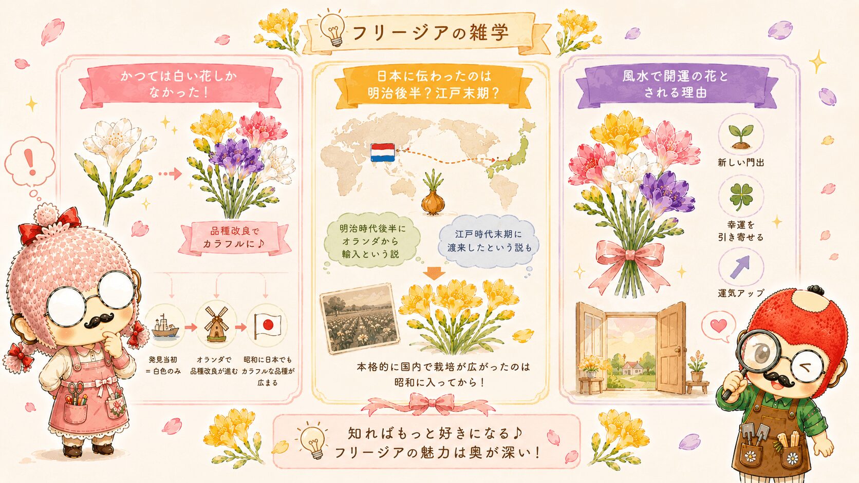 フリージアの雑学
