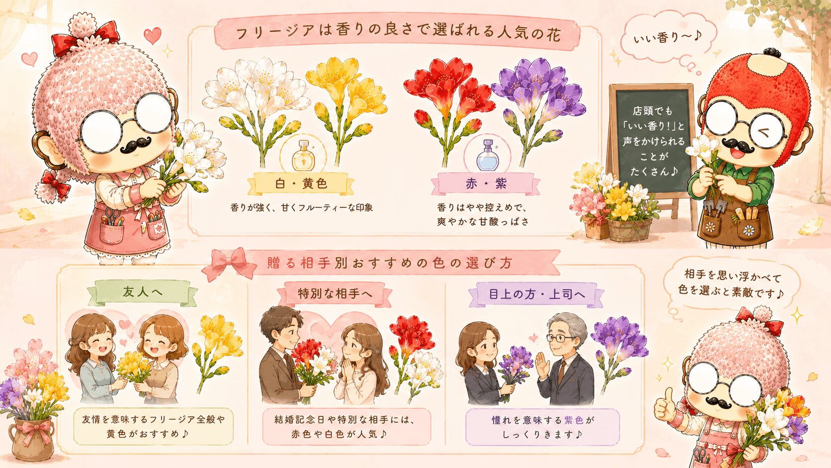 フリージアの魅力